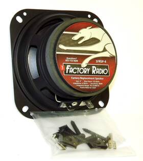 1frsp-4b 1 Factory Radio Car Truck Speaker 4 Inch Diameter Fits Dodge Ford Mazda Mercedes And More Replacement