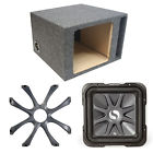 11s10l72-08gl710-10svsq Enrockaudiobundle Kicker Car Subwoofer Grills Single Sub Enclosure 728120470618