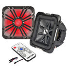 11s10l74-11l710glc-41kmlc Enrockaudiobundle Kicker Square Subwoofer Led Grill Remote 728120470816