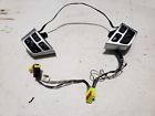 12764171 Saab Steering Wheel Control Buttons Silver Radio Controls