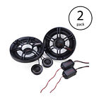 Cs-65c 2 X Crunch Full Range Way Ohm Car Audio Speaker 840023809200