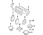 28156-jm00a Nissan 28156jm00a Genuine Oem
