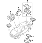28167-9n10a Nissan 281679n10a Genuine Oem