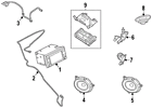 281f1-3ra0a Nissan Genuine Oem Plr Speaker