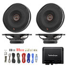 2ref6522ex-r500x1d-eakit8g Enrockautomotive Infinity Speakers Rockford Amplifier Gauge Amp Kit 728120486282