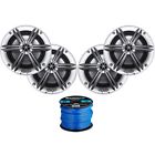 2sea65s-em16g50ft-ofc-tn Stingermarine Stinger Marine Coaxial Speakers Silver Enrock Speaker 728120508359