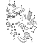 65-13-9-142-512 Bmw Genuine Oem Qtr Pnl Speaker