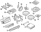 65-13-9-264-943 Bmw Genuine Oem Door Speaker