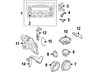 86313aj110 Subaru Genuine Oem Woofer Bracket