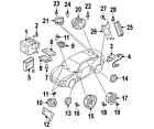 8t0-035-415-b Audi 8t0035415b Genuine Oem