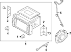 96330-1w500 Kia Genuine Oem Door Speaker