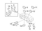 9986-50-516b 998650516b Mazda Brand New Genuine Oem Speaker Screw