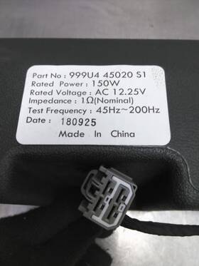 99944-4j020 2019 Nissan Kicks Rocford Fosgate Subwoofer