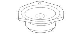 Acura 39120-sep-a41 Genuine Speaker Assembly 16cm