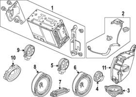 8a420-3s5-a01 Acura Genuine Front Dr Speaker