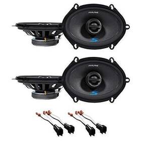 72-5600 Alpine S-s57 S 5x7 Inch Front Rear Factory Speaker Replacement Kit For 2004-2006 Ford