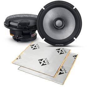 R2-s65 Alpine R2s65 Sdsk2 200w Rms 6.5 Inch Coaxial Car Speakers With Sound Damping