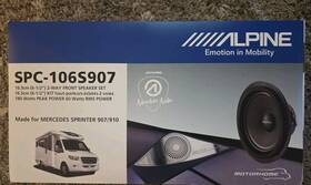 Spc-106s907 Alpine Plug And Play Upgrade Comp Speakers/tweets For Sprinter 907 910