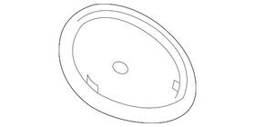 4h0-868-823-6ps Audi Genuine Speaker Cover