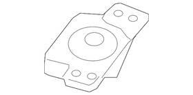4n0-035-398 Audi Genuine Inst Panel Speaker