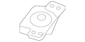 4n0-035-399-h Audi Genuine Inst Panel Speaker