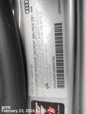 644.au1r16 Audi Speaker Oem 2016 A7 1yr Wrnty