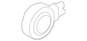 83a-035-399 Audi Genuine Rear Dr Speaker