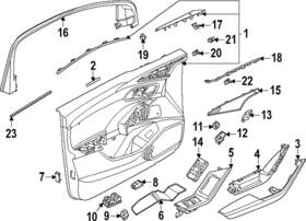 85h-035-143-d-69d Audi Genuine Speaker Grille
