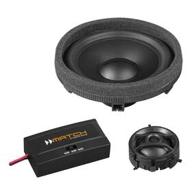 C42mb-frt.3 Audiotec-fischer Match Up Mercedes Benz 4 Inch Component Car Speakers C-e-glc-s-class New