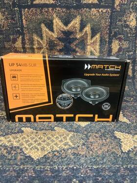 S4mb-sur Audiotec-fischer Match Up Mercedes Benz 4 Inch Surround Sound Speakers Pair C-e-glc-s-class
