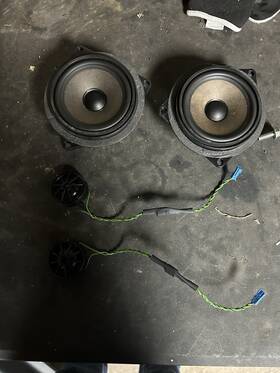 151105141 Bmw E90 Front Door Speakers Tweeters Oem Set 325i 328i 330i 335i E91 E92 E93