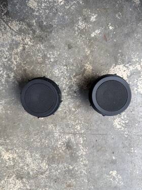 Bmw 206041354824 01-06 E46 Convertible Set Of 2 Rear Tweeter Speaker W Grille Oem