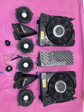 2622786 Bmw 12-18 F30 F32 F36 Sound System Speakers And Amplifier All Work