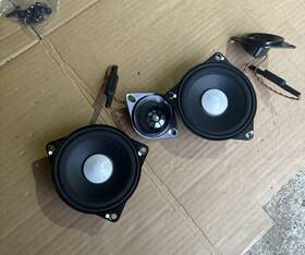 358-01 Bmw F30 F32 F36 Rear Deck Speakers Tweeters Harman Kardon Oem 2012-2018