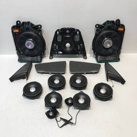 358-02 Bmw 17 18 19 540i Harman Subwoofer Door Tweeter Speaker Set Oem