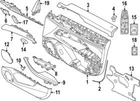 51-41-5-a47-8a8 Bmw Genuine 2022-2024 I4 - Speaker Grille