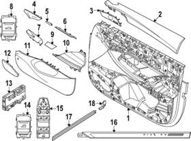 51-41-5-a51-1d2 Bmw Genuine 2024 - Speaker Cover