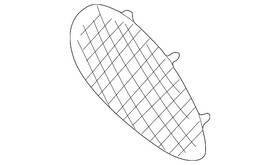51-41-8-264-143 Bmw Genuine 2000-2006 X5 - Speaker Grille