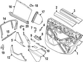 51-42-5-a59-7b3 Bmw Genuine Outer Cover