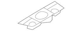 51-45-7-123-751 Bmw Genuine Speaker Cover Adapter 51457123751