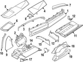 51-45-9-632-751 Bmw Genuine Trim Cover