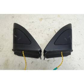 51337199597 Bmw 08-13 E82 E88 1-series Factory Front Dsp Logic 7 Tweeters With Housings Oem