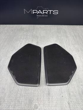 51467482401 Bmw 19-21 Oem G20 330 M340 G80 M3 Parcel Shelf Speaker Covers Harman Kardon Set