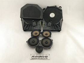 644.bm1s10 Bmw 328i E90 Sedan Speaker Set Of Seven Fits 07 08 09 10 11 12 13