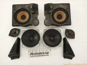 488.3 Bmw 65.13-1379 735i E32 Set Of 8 Radio Stereo Audio Speaker Fits 1988-1992 88 89 90 91 92