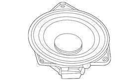 65-13-5-a06-fc7 Bmw Genuine Speaker