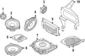 65-13-5-a70-114 Bmw Genuine Inst Panel Speaker