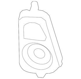 65-13-9-280-456 Bmw Genuine Rear Speaker