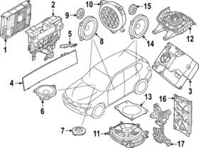 65-13-9-441-909 Bmw Genuine Speaker 65-13-9-441-909 Bmw Genuine Speaker
