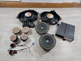 65128368244 Bmw 3 Series E46 Hk Harman Kardon Speaker Package With Amp Complete